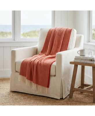 Herringbone Merino Wool Throw 