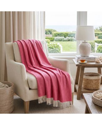 Herringbone Merino Wool Throw 