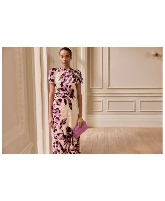 Tilly Floral Burnout Midi Dress