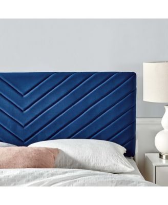 Modway Alyson Angular Channel Tufted Performance Velvet Headboard, Full/Queen