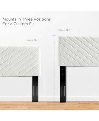 Modway Alyson Angular Channel Tufted Performance Velvet Headboard, California King