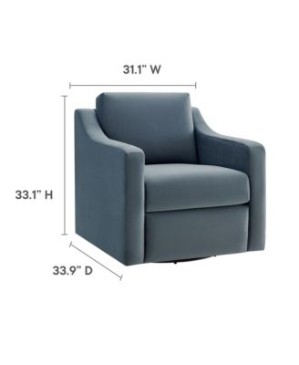  Liora Performance Velvet Armchair