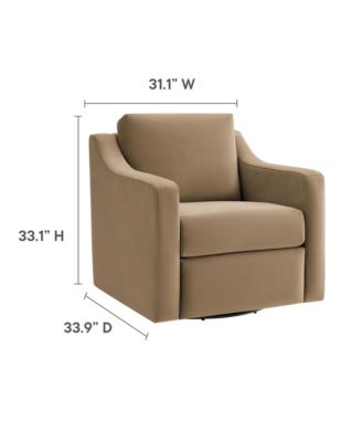  Liora Performance Velvet Armchair