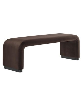 Koda Performance Velvet Waterfall Long Bench