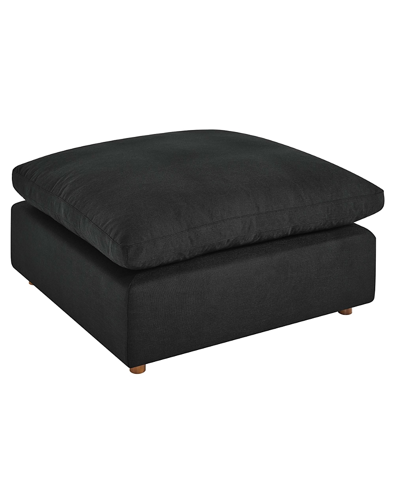 Modway Commix Down Filled Overstuffed Ottoman In Black