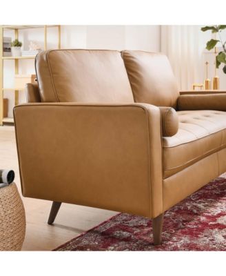  Valour Leather Loveseat