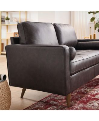  Valour Leather Loveseat