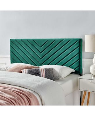 Modway Alyson Angular Channel Tufted Performance Velvet Headboard, Twin