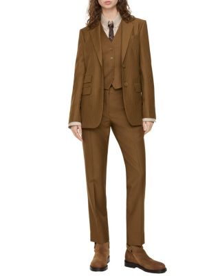  Wool Mohair Tailored Trousers