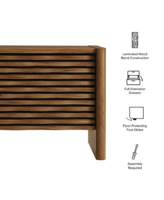  Emric Wave Nightstand