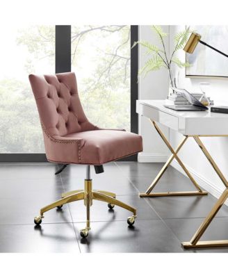 Regent Tufted Performance Velvet Office Chair