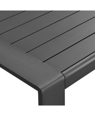  Lirienne Outdoor Patio Aluminum Coffee Table