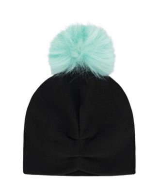  Girls' Stretch Jersey Hat with Pompom - Baby
