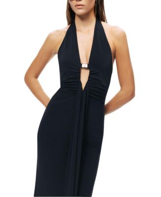 Halter Neck Cut-Out Maxi Dress
