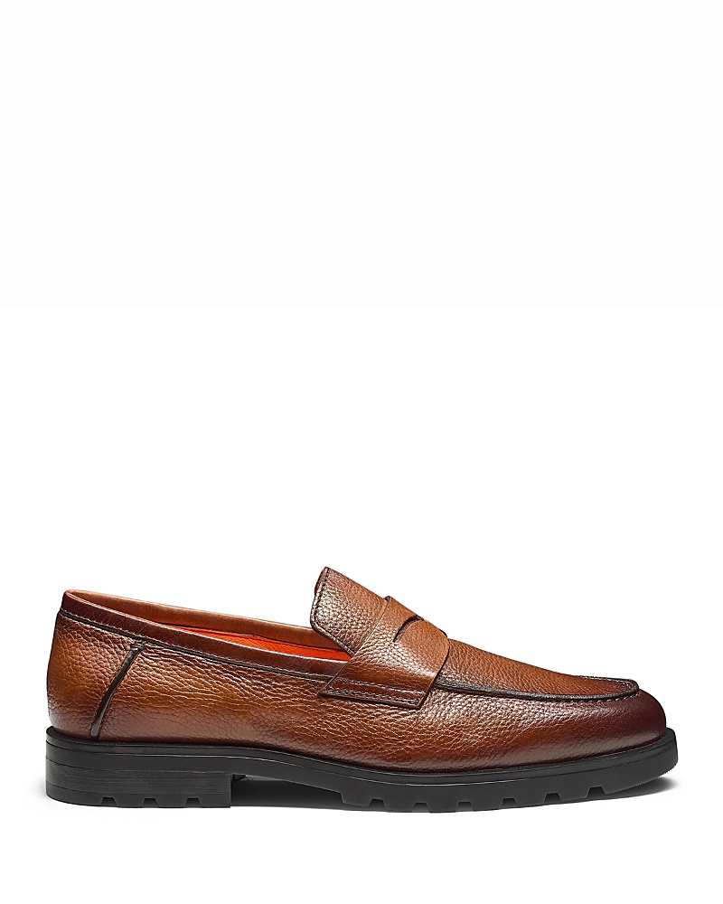 Santoni Men's Easy Leather Loafers