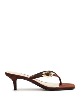 Women's Miriam Nubuck Leather Thong Sandals