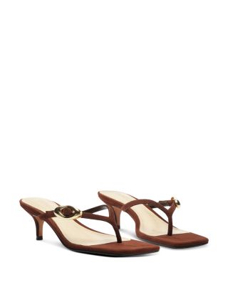 Women's Miriam Nubuck Leather Thong Sandals