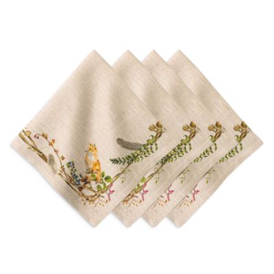 Forest Walk Animal Napkin, Set of 4