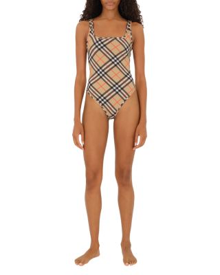 Sabina Check Swimsuit