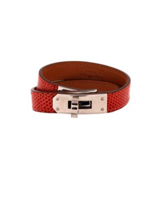 Kelly Double Tour Bracelet Lizard