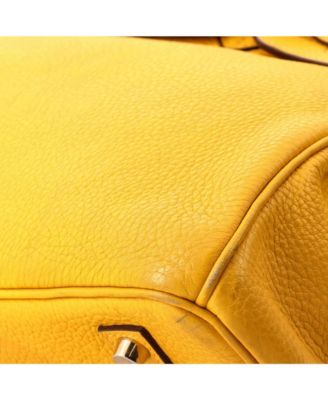 Birkin 35 Handbag Yellow Togo with Gold Hardware