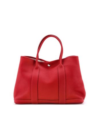 36 Garden Party Tote Leather