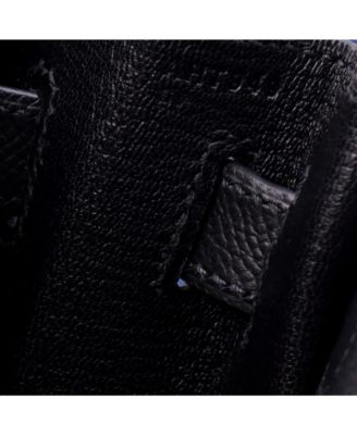 Kelly 32 Handbag Black Epsom with Gold Hardware