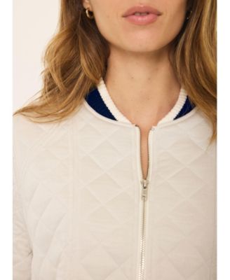  Women's Quilted Bomber Jacket