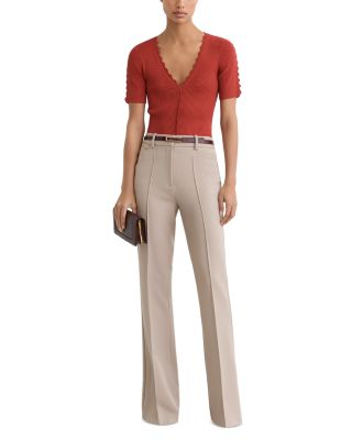 Marcy Scalloped Edge Top