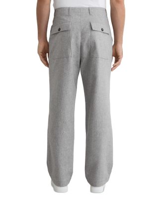 Wide Leg Wool Trousers