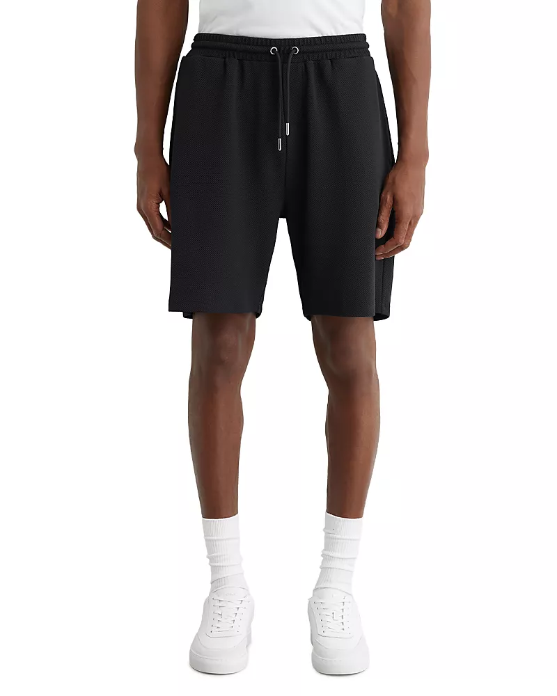 Reiss Textured 7 Drawstring Shorts
