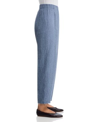 Cotton Doubleweave Ankle Lantern Pants