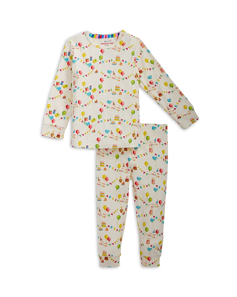 Magnetic Me Unisex Birthday Babe Long Sleeve Pajama Set - Little Kid, Big Kid