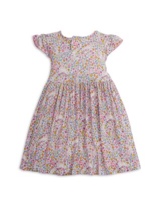 Girls' Bunny Blossom Magnetic Flutter Sleeved Dress - Little Kid, Big Kid