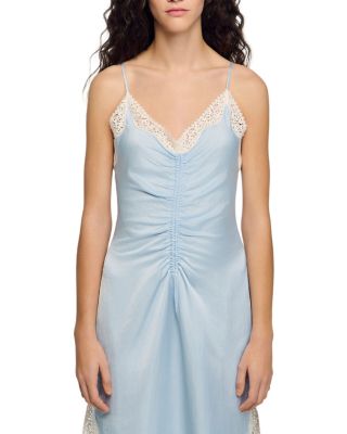 Gaiana Satin Effect Lace Dress