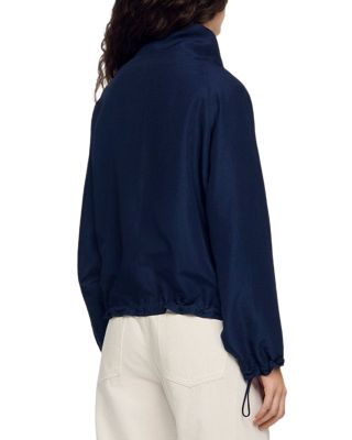 Stand Collar Oversized Jacket