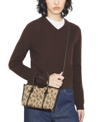 Perry Mini Printed Canvas Tote Bag 