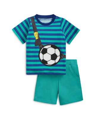 Boys' Fidget Soccer Bag Magnetic Tee & Shorts Set - Little Kid, Big Kid