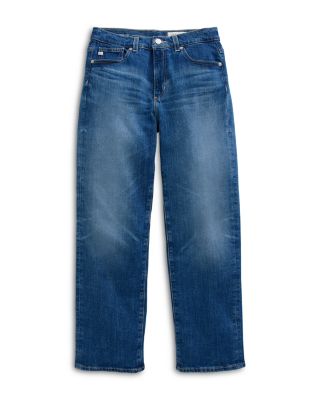 Brinley Crop Mid Rise Straight Jeans in Owens Valley