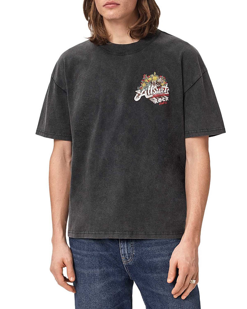 Allsaints International Rock Festival Crewneck T-Shirt