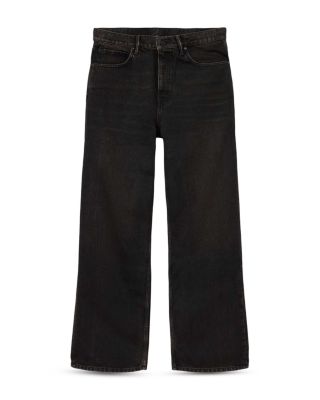 Lenny Wide Fit Jeans in Overdyed Brown