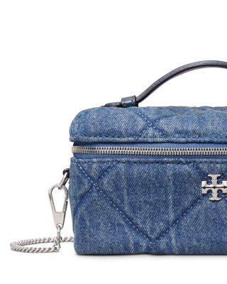 Kira Diamond Quilted Vanity Case