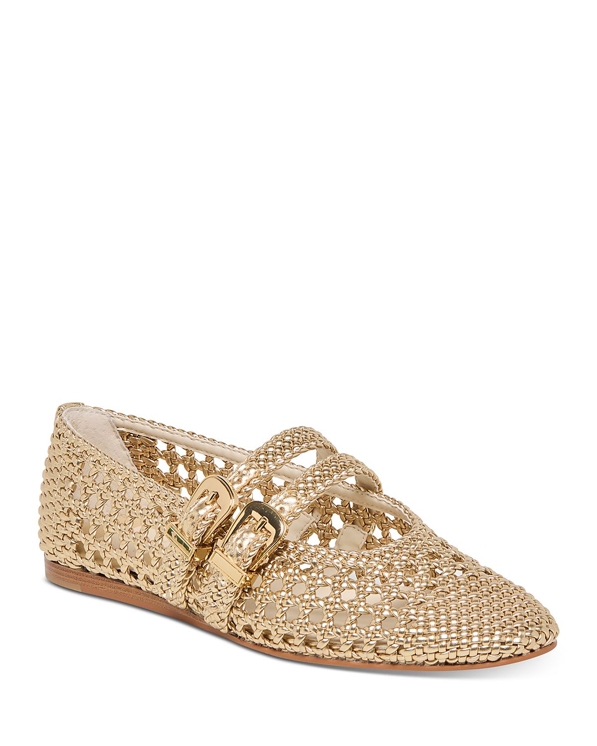 Dolce Vita Women's Baylee Woven Leather Flats