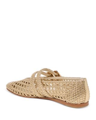 Women's Baylee Woven Leather Flats