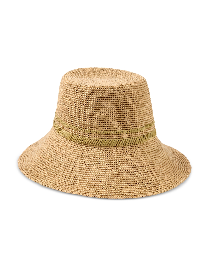 rag & bone Jade Rollable Raffia Bucket Hat