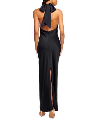 Tatiana Satin Halter Gown