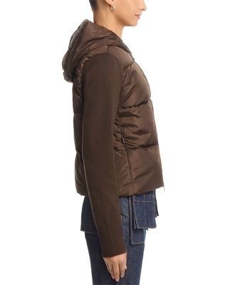 Hybridge Quilted Knit Hoody Jacket