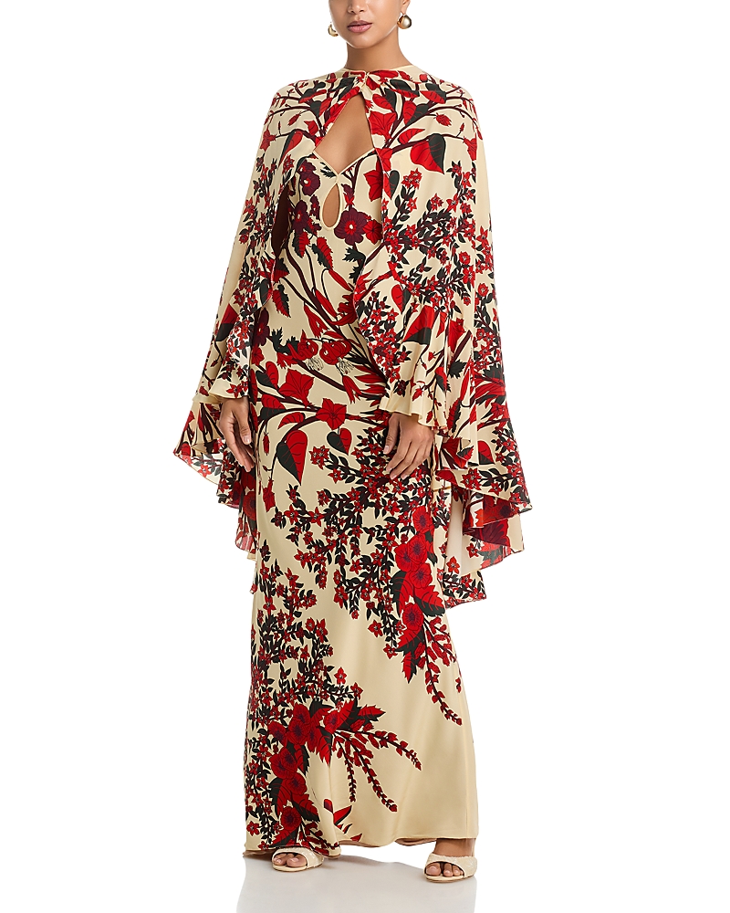 Johanna Ortiz Dream Orchard Silk Cape