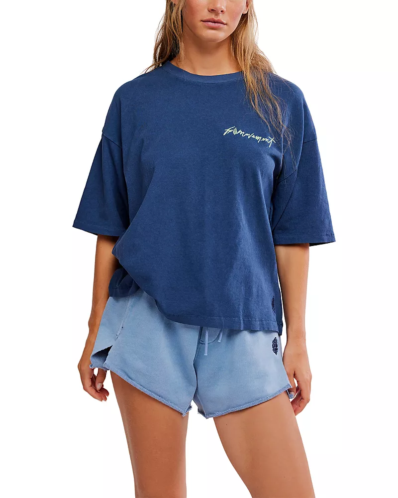 Free People Logo Tackle Tee