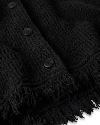 Cotton Blend Boucl&eacute; Tank Top